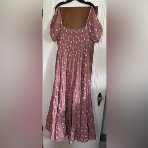 Arula Mauve Floral Dress